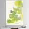 Designart - Handpainted Green Leaves Impression - Mid-Century Modern Canvas Wall Art